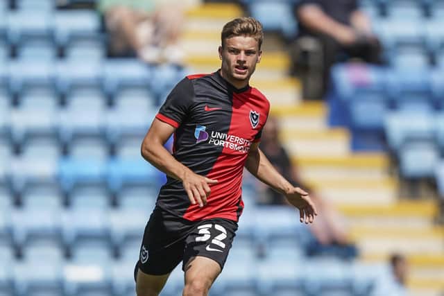 Young Pompey striker Dan Gifford