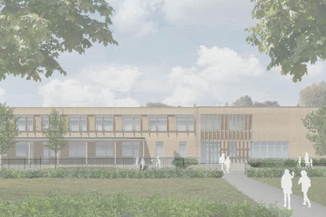 Artist's impression of the proposed new school