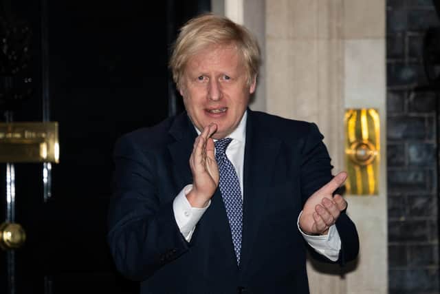 Prime Minister Boris Johnson has suggested that lockdown measures could be eased as soon as Monday. Photo: PA.