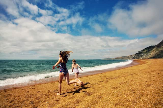 Have family fun on the beach