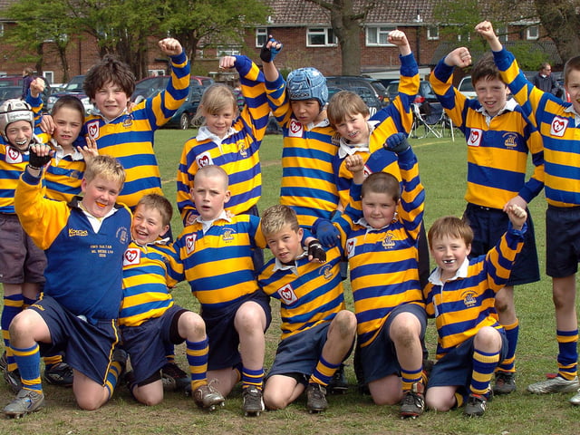 Gosport & Fareham RFC Under-10s, 2005. Picture by Michael Scaddan.