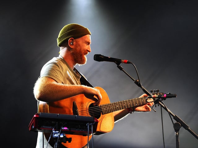 Newton Faulkner at Wickham Festival on Friday, August 1, 2025.    Picture: Sarah Standing (010825-1633)