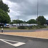 Film crews spotted at the Lakeside North Harbour car park in Cosham on May 12, 2022