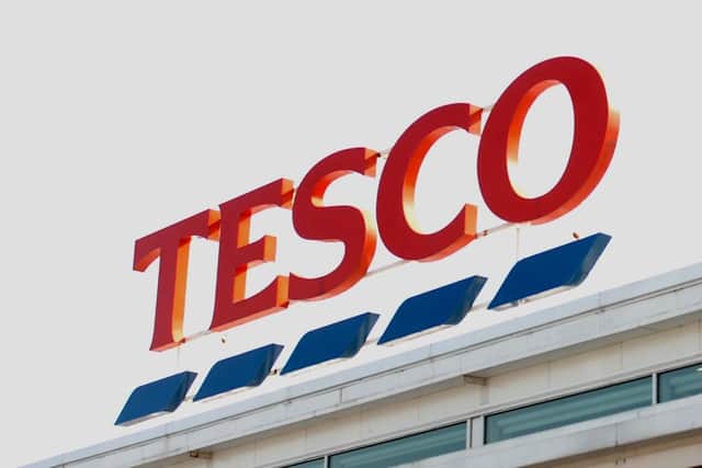 Tesco Extra Batley sign