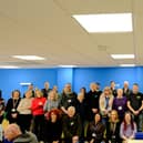 Thakeham staff, UKHarvest staff and volunteers, a wide range of support services and Burgess Hill Town Council ready to receive Community Food Hub customers.
