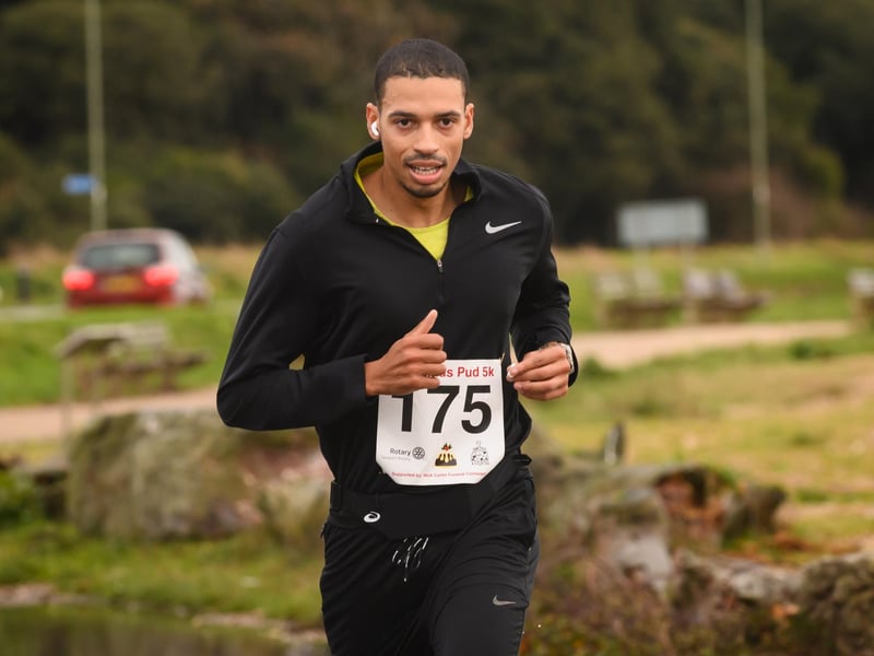 Elliott Roch crossed the line first at the Christmas Pud 5k, Stokes Bay, Gosport