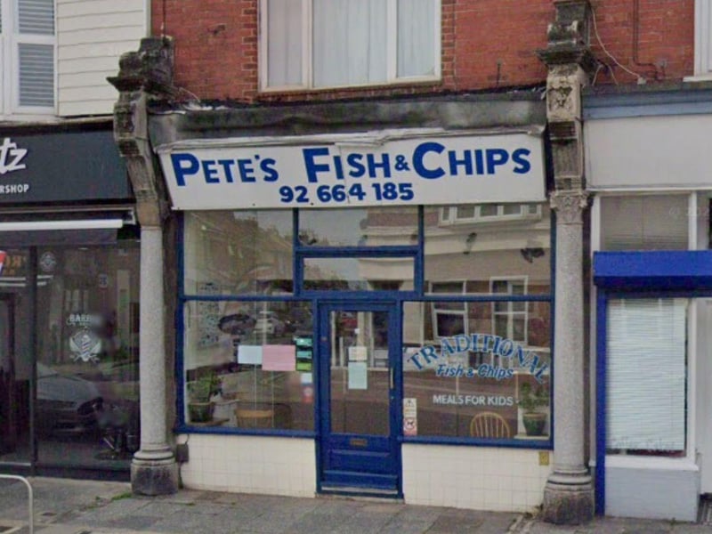 Petes Fish And Chips, at 181 Copnor Road, was given a rating of five on November 16 2017.