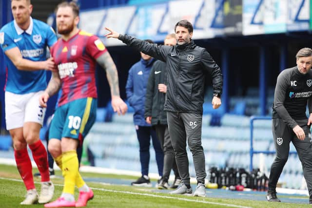 Danny Cowley has been handed the title of 'head coach' at Fratton Park - with the club moving away from the conventional 'manager' name. Picture: Joe Pepler