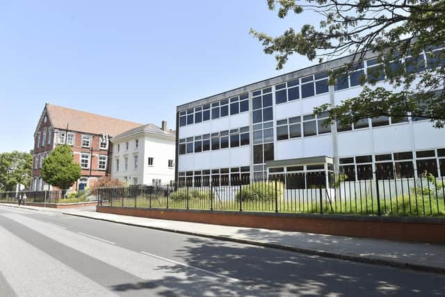 St John's College in Grove Road South, Southsea.

Picture: Sarah Standing (050623-4761)