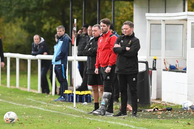 Taking each game as it comes - Fleetlands co-boss Chris Blakeman, right

Picture: Neil Marshall