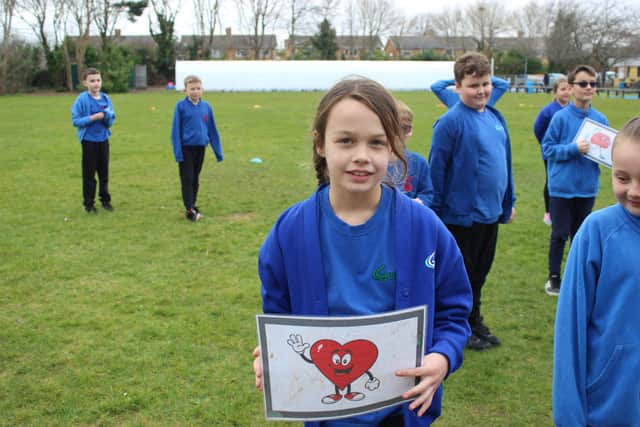 The school teamed up with The Mind Runner to encourage pupils to take time to focus on their wellbeing.