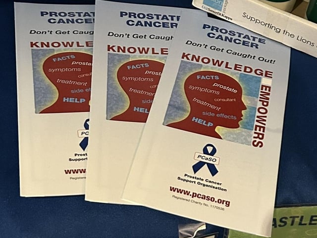 Prostate cancer testing leaflets