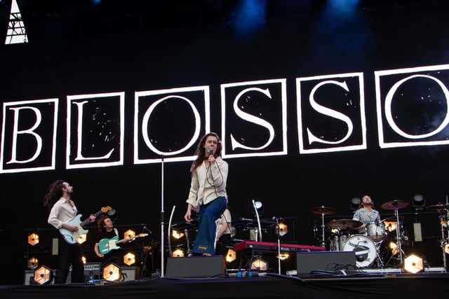 The Isle Of Wight Festival in Seaclose Park 2022. Pictured is: Blossoms. Picture: Emma Terracciano.