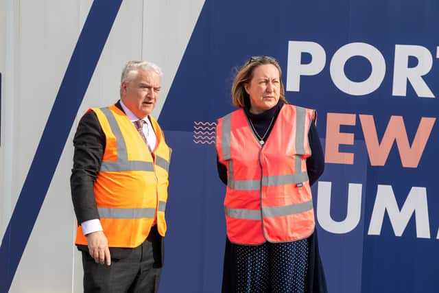 Leader of Portsmouth City Council, Gerald Vernon-Jackson, met with Secretary of State for Transport Anne-Marie Trevelyan MP at the weekend - but says Britain has become a global 'laughing stock'. Picture: Mike Cooter (151022)
