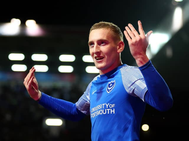 Ronan Curtis is wanted by Bristol Rovers in what could be a possible return to League One. He left Pompey for AFC Wimbledon in December. (Image: Getty Images)