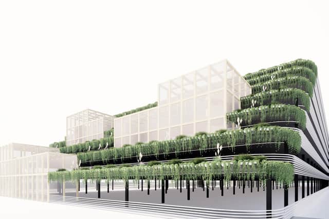 How the new park and ride in Portsmouth could look. Picture: Portsmouth City Council