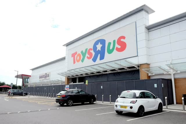 The old Toys R Us store, in Ocean Retail Park, Burrfields Road, Portsmouth, closed in 2018 after the company went into administration. Picture: Sarah Standing (090719-569).