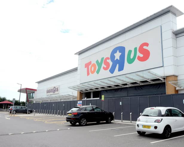 The old Toys R Us store, in Ocean Retail Park, Burrfields Road, Portsmouth, closed in 2018 after the company went into administration. Picture: Sarah Standing (090719-569).