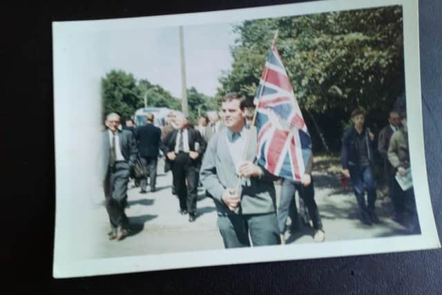 Terry Salmon at Wembley for the 1966 World Cup win