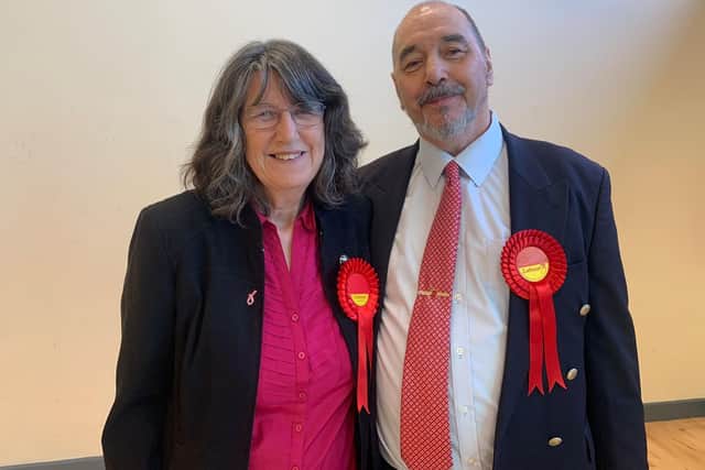 Labour Party candidates June Cully (4 years) and Alan Durrant (2 years) elected for Harbourside and Town