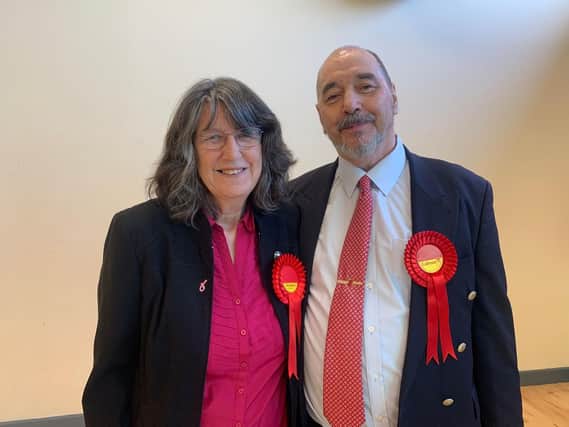 Labour Party candidates June Cully (4 years) and Alan Durrant (2 years) elected for Harbourside and Town