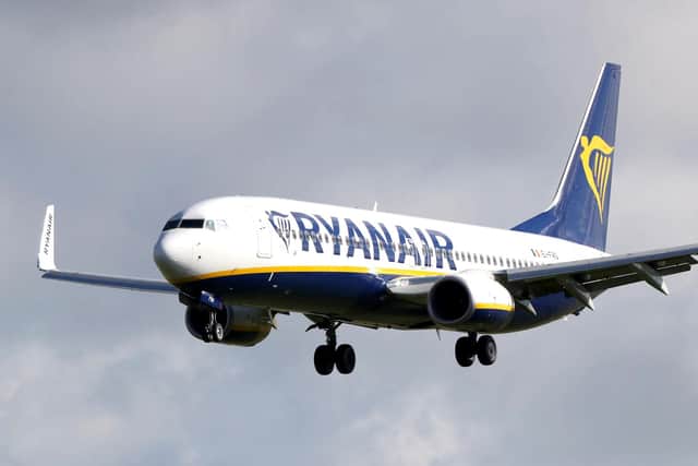 Ryanair has has confirmed its plan to ramp up flights to 40 per cent of its normal schedule from July 1. Picture: Niall Carson/PA Wire