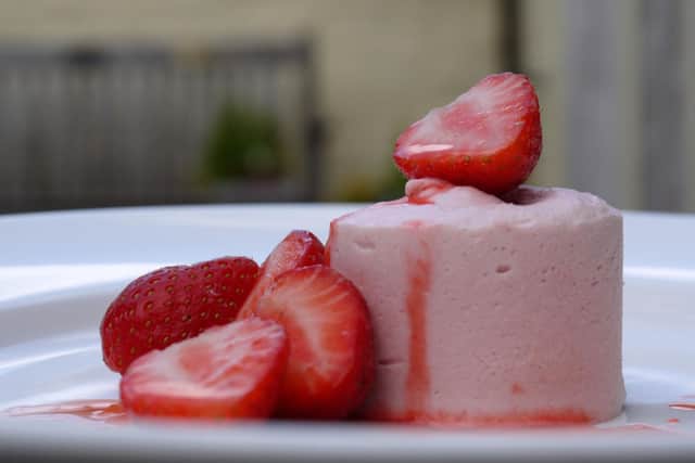Strawberry parfait by Lawrence Murphy