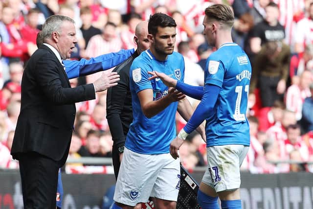The introduction of Gareth Evans was key to Pompey's success over Sunderland. Picture: Joe Pepler
