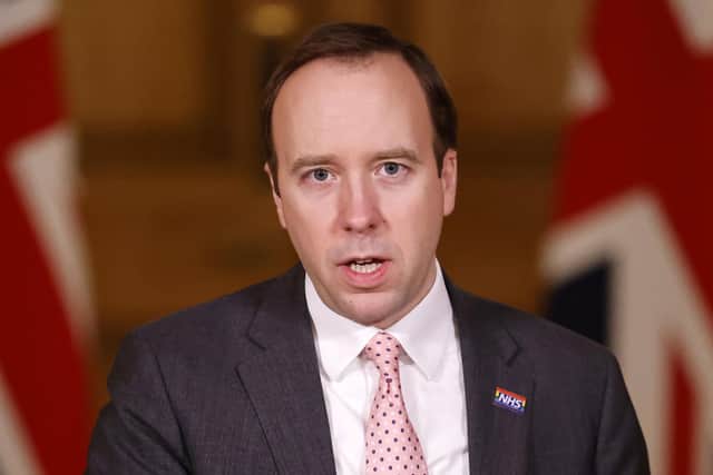 Health secretary Matt Hancock Picture: Tolga Akmen/PA Wire