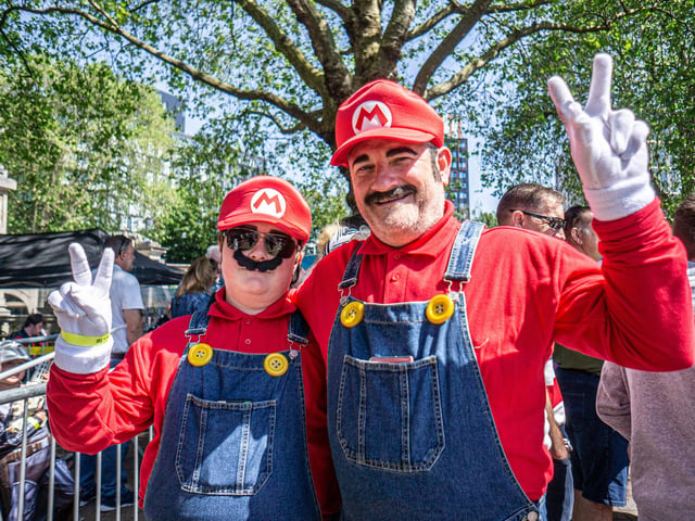 Portsmouth Comic Con 2023 at Portsmouth Guildhall on Saturday 3rd June 2023Pictured: People dressed up at the eventPicture: Haibur Rahman