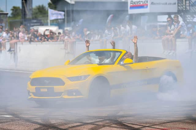 Paul Swift in action in 2023