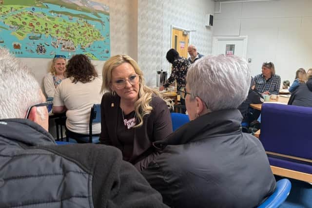 Amanda Martin MP at one of her Constituency Coffee Mornings