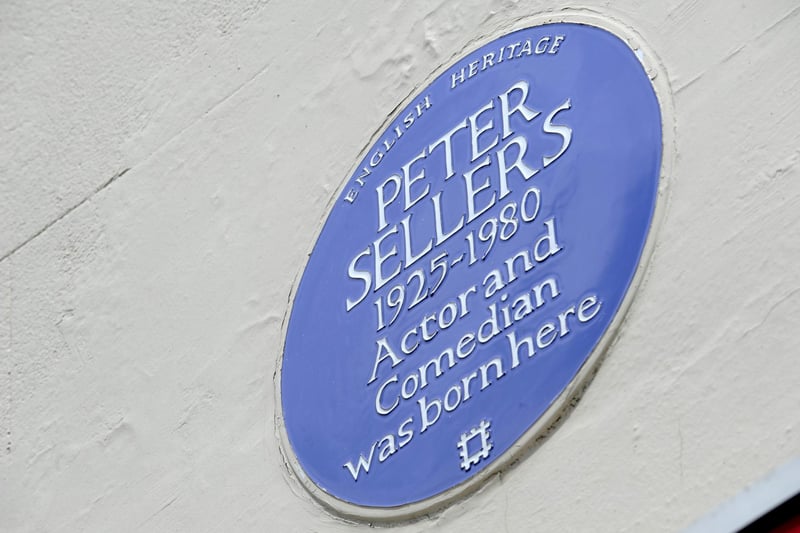 A plaque for the actor and comedian Peter Sellers can be found outside the house where he was born at 96 Castle Road, Southsea. It is now the Mayfair Restaurant 
Picture: Ian Hargreaves (141665-5)