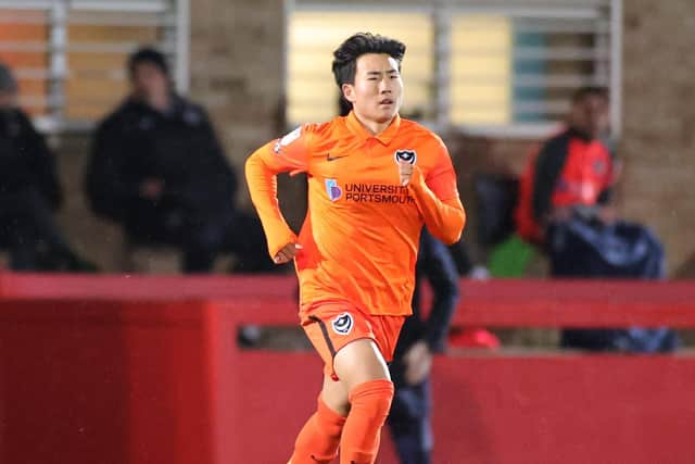 Former Pompey youngster Seok-Jae-Lee has joined Gosport Borough, Picture: Nigel Keene