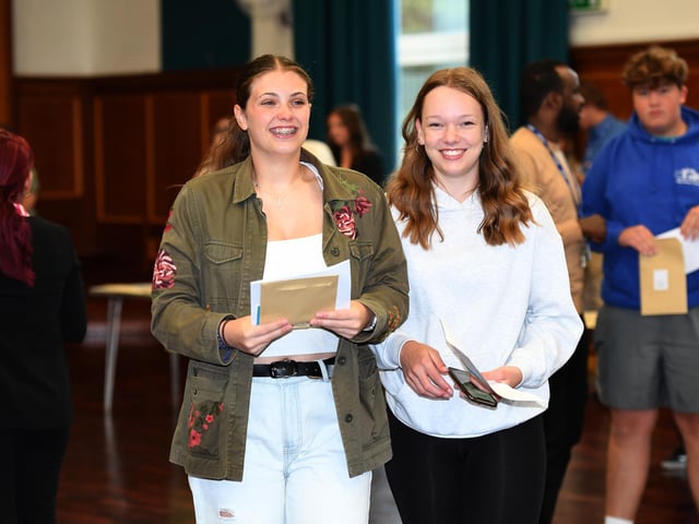 GCSE exam results day at King’s Academy Bay House in Gosport, Hampshire - 22/08/24.Please credit: Paul Jacobs/pictureexclusive.com