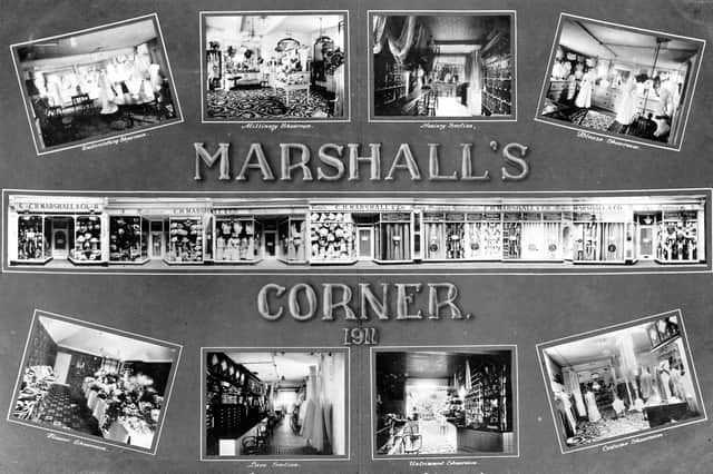 A postcard showing Marshall’s which was on the corner of Norfolk Street and Hyde Street, Southsea, pre-1939. Picture: Robert James postcard collection