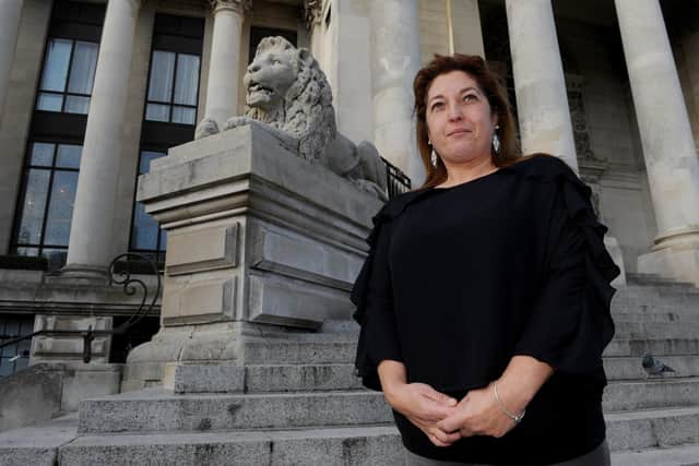 Georgia Jones's mum Janine Milburn. Picture: Sarah Standing (180828-9993)