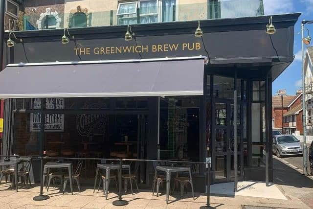 The Greenwich Brew Pub, in Osborne Road, Southsea, earlier this year.