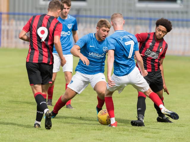 Pompey Academy in action this season. Picture: Duncan Shepherd