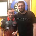 Luke Littler and Luke Humphries in Hayling Island in 2019. Pic: Luke Littler/X