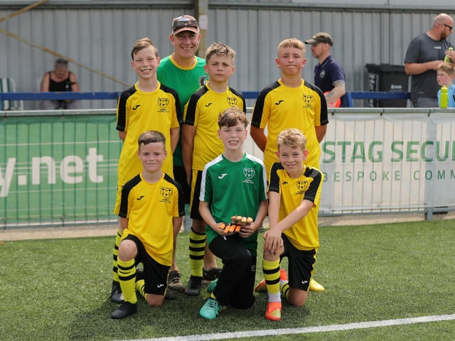 Denmead Pumas White U11s at the Havant and Waterlooville Summer Tournament. Picture: Dave Haines