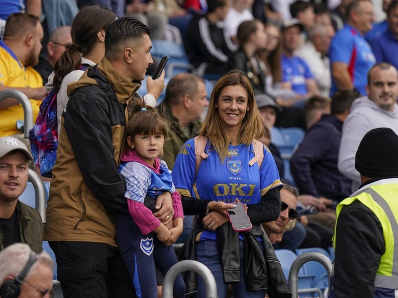 There were plenty of smiles before kick-off - but not too many afterwards, though!