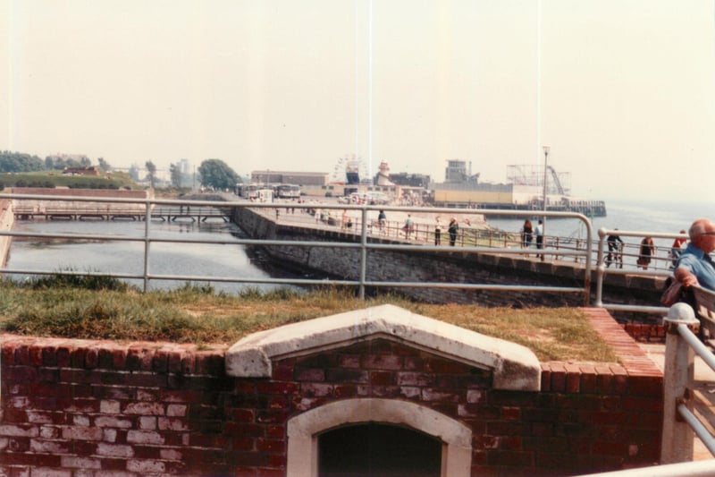 The seafront in Old Portsmouth captured in the 1980s by Steve Spurgin