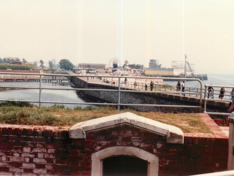 The seafront in Old Portsmouth captured in the 1980s by Steve Spurgin