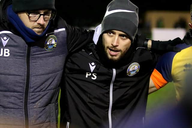 Gosport Borough under-18s joint manager Pat Suraci, right. Picture: Tom Phillips