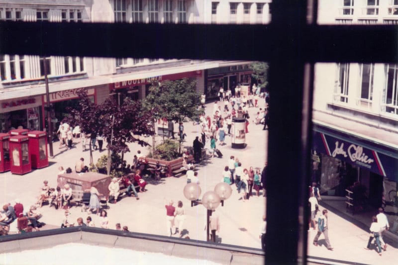 A view looking down on Commercial Road in the 1980s. Picture: Steve Spurgin