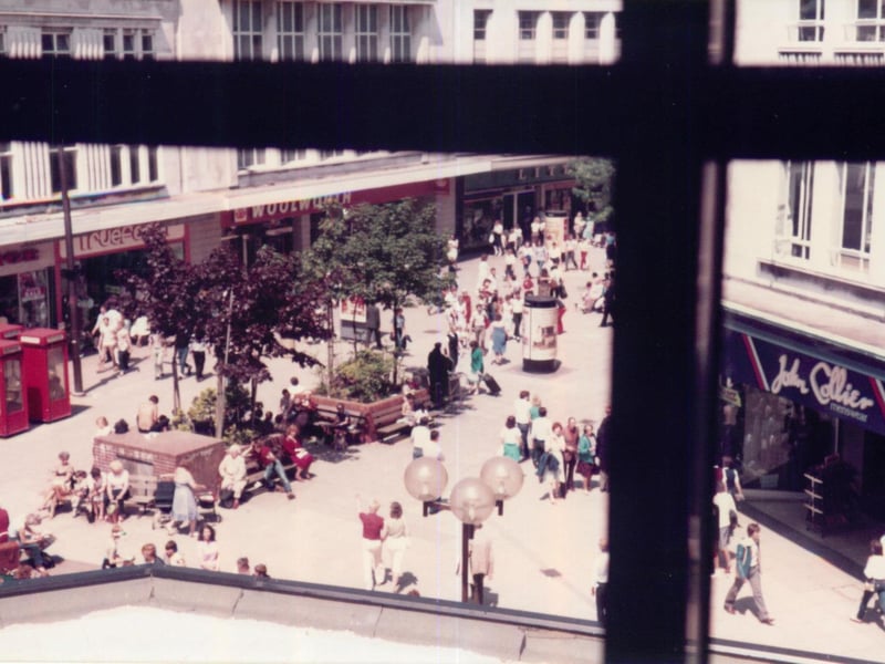 A view looking down on Commercial Road in the 1980s. Picture: Steve Spurgin