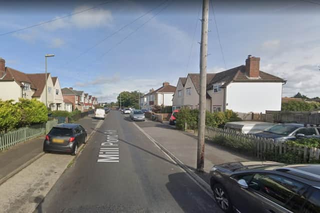 The arrests took place in Mill Pond Road, Gosport. Picture: Google Street View.