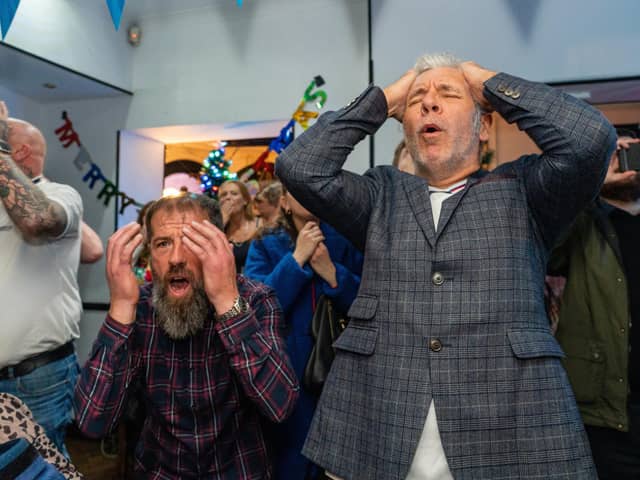 Heartbreak for England fans at The Kings in Southsea, on Saturday, December 10, watching the Three Lions v France World Cup Quarter Final. Picture: Matthew Clark