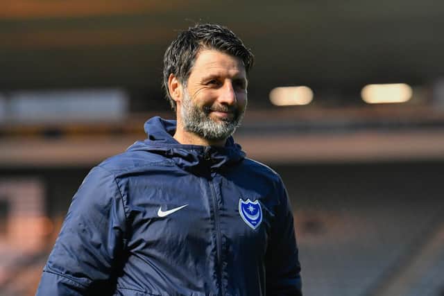 Pompey boss Danny Cowley. Picture: Graham Hunt